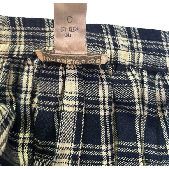 Vtg The Eagles Eye Primitive Plaid Embroidered Heart Skirt XL Valentine Country - Picture 8 of 9